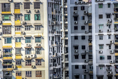 Full frame shot of residential building