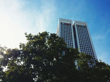 Low angle view of building against sky