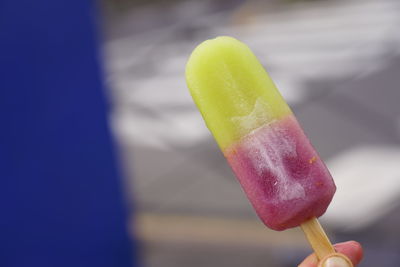 Close-up of ice cream