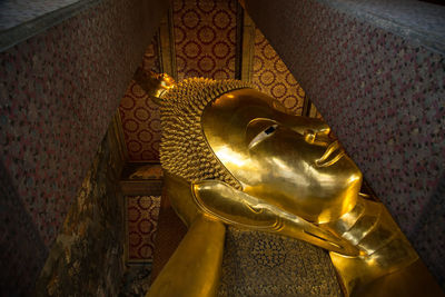 Statue of buddha in temple