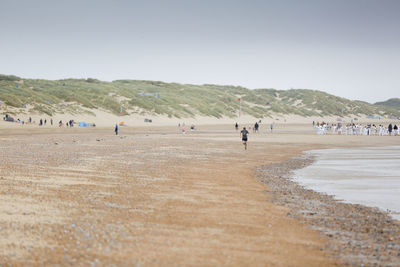 Group of people on beach