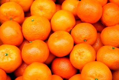 Full frame shot of oranges