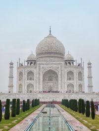 View of historical building against clear sky