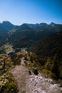 Lake königssee in berchtesgaden from grünstein