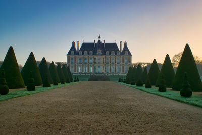 Panoramic view of historical building against sky