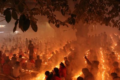 Rakher upobash an event of hindu religious people where a lot of people come and pray