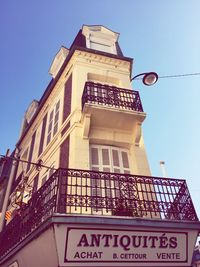 Low angle view of building against sky