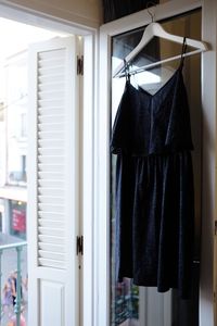 Clothes hanging at home