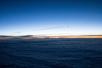 Scenic view of cloudscape during sunset