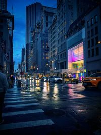 Traffic on city street