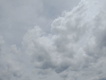 Low angle view of storm clouds in sky