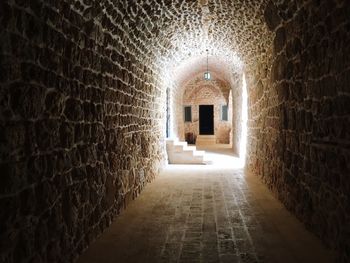 Corridor of old building