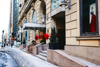 Street amidst buildings in city