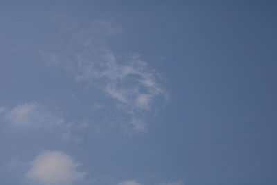 Low angle view of clouds in sky