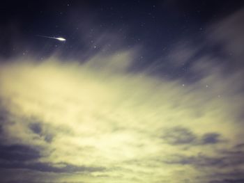 Low angle view of star field at night