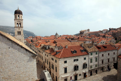 View of old city of dubrovnik, croatia