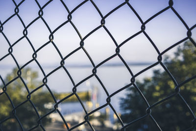 Full frame shot of chainlink fence