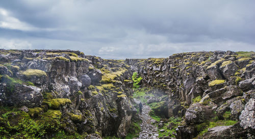Beautiful nature scenery with cloudy sky