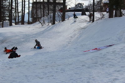 People in snow