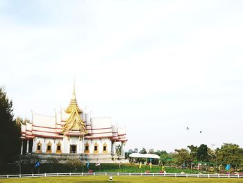 View of cathedral against clear sky