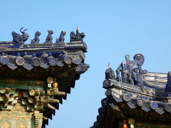 Low angle view of a temple