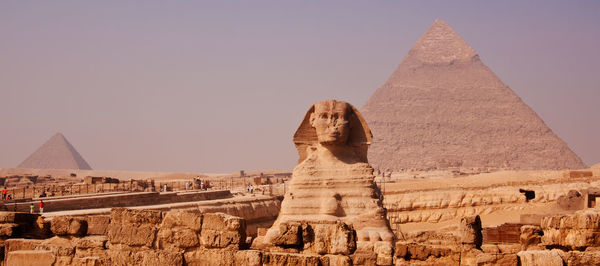 Sphinx has been guarding the pyramids for thousands of years