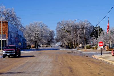 Road in city