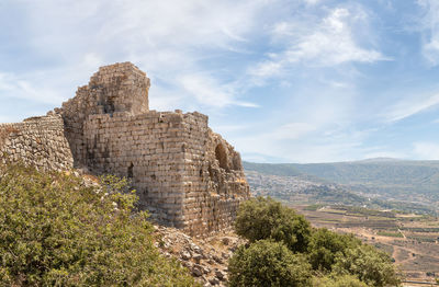 Old ruins against sky