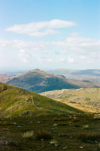 Scenic view of landscape against sky