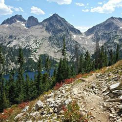 Scenic view of mountains