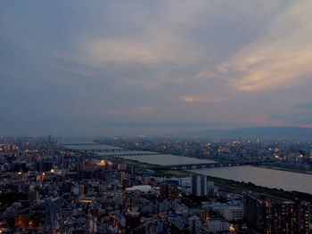 Aerial view of cityscape