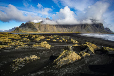 Panoramic view of landscape against sky
