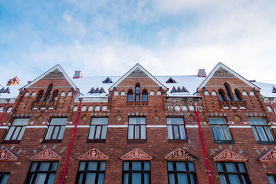 Low angle view of building against sky