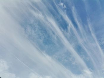 Low angle view of clouds in sky