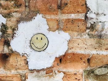 Close-up of weathered wall