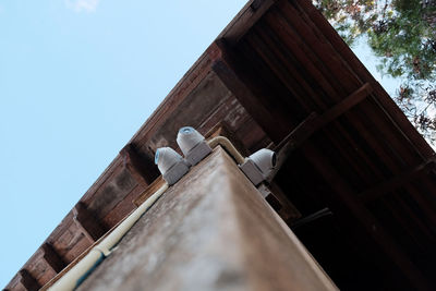 Low angle view of building against sky