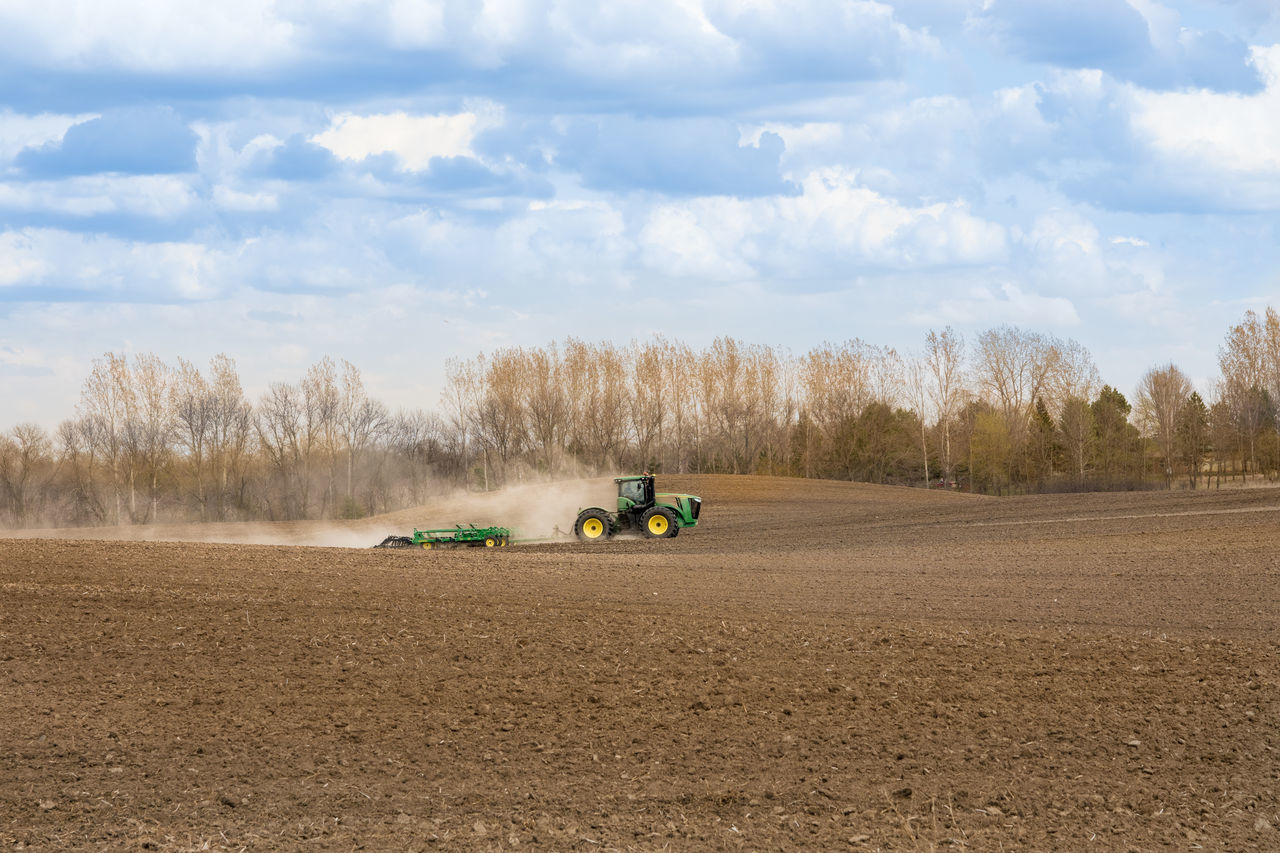 Planting corn