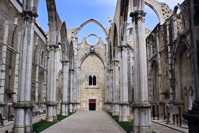 Ruins of the carmo convent, lisbon