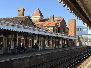 View of railroad station