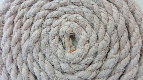 Full frame shot of spiral rope