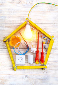 High angle view of christmas decoration on table