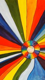 Full frame shot of multi colored umbrella