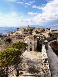 Civitavecchia is a small town in italy located in lazio characterized by this medieval acropolis