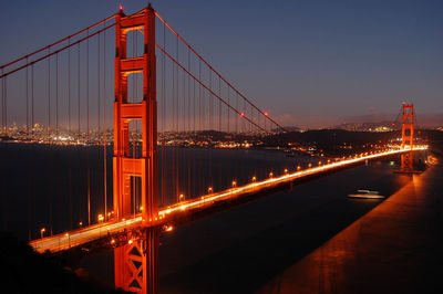 Low angle view of golden gate bridge