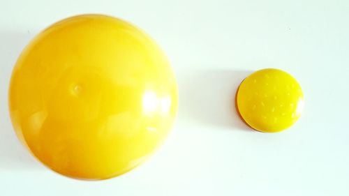 Close-up of yellow balls