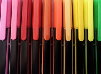 Full frame shot of multi colored pencils
