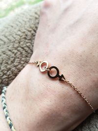 Close-up of human hand