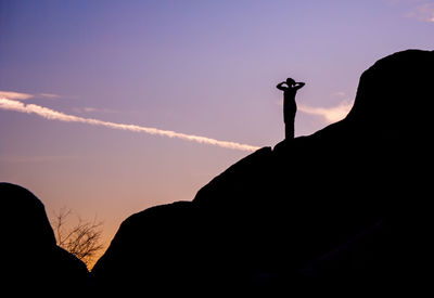 Low angle view of mountain against sky