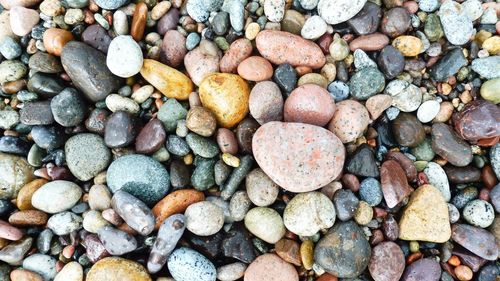 Full frame shot of stones