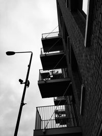 Low angle view of building against sky